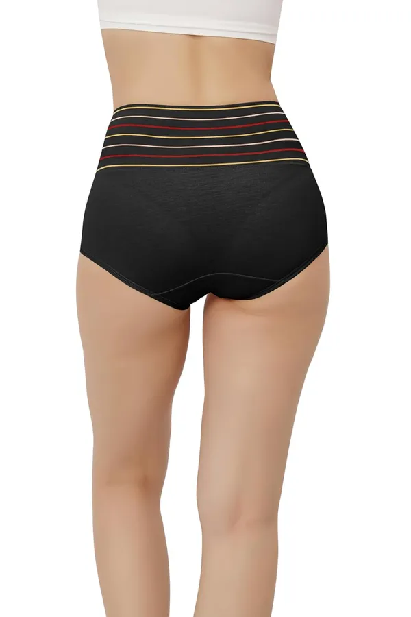 Black_High-Waist_Shaping_Panty_-_Breathable_Cotton,_Slimming_Tummy_Control,_Comfort_Fit_For_Women
