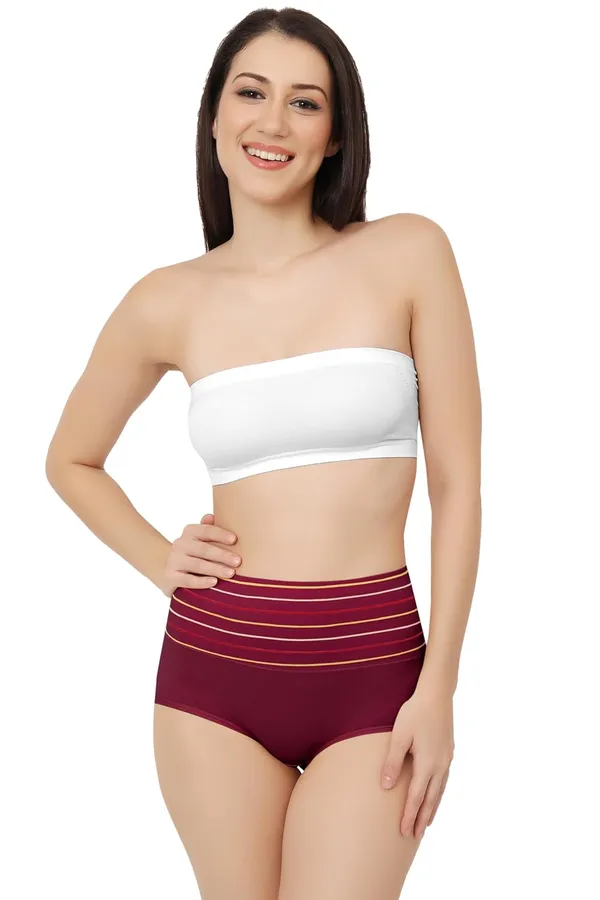 Maroon_High-Waist_Shaping_Panty_-_Breathable_Cotton,_Slimming_Tummy_Control,_Comfort_Fit_For_Women
