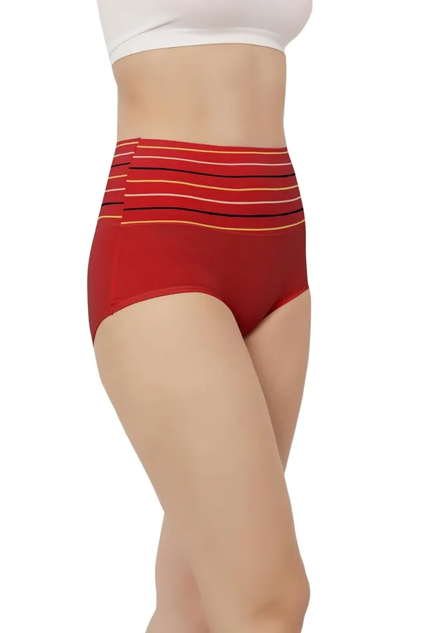 Red_High-Waist_Shaping_Panty_-_Breathable_Cotton,_Slimming_Tummy_Control,_Comfort_Fit_For_Women