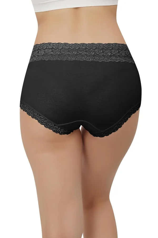 Black_Cotton_Mid_Waist_Hipster_Panty_With_Lace_Waist_Size_For_Women