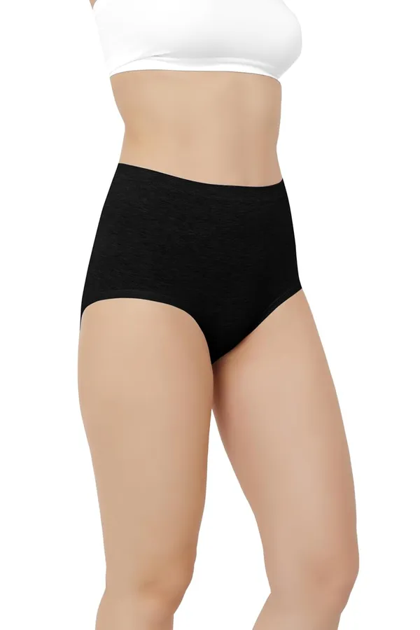 Black_High_Waist_Cotton_Menstrual_Panties_-_Leak-Proof,_Comfort-Fit,_Absorbent,_Hypoallergenic,_Eco-Friendly_Period_Briefs_For_Women