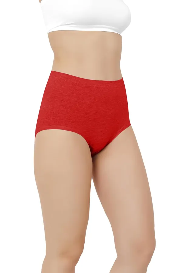 Red_High_Waist_Cotton_Menstrual_Panties_-_Leak-Proof,_Comfort-Fit,_Absorbent,_Hypoallergenic,_Eco-Friendly_Period_Briefs_For_Women