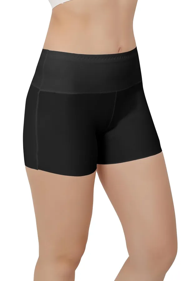 Black_Women'S/Girl'S_Seamless_Smooth_Ice_Silk_Boyshort_Panty/Cycling_Shorts/Under_Skirt_Shorts,Free_Size_For_Women