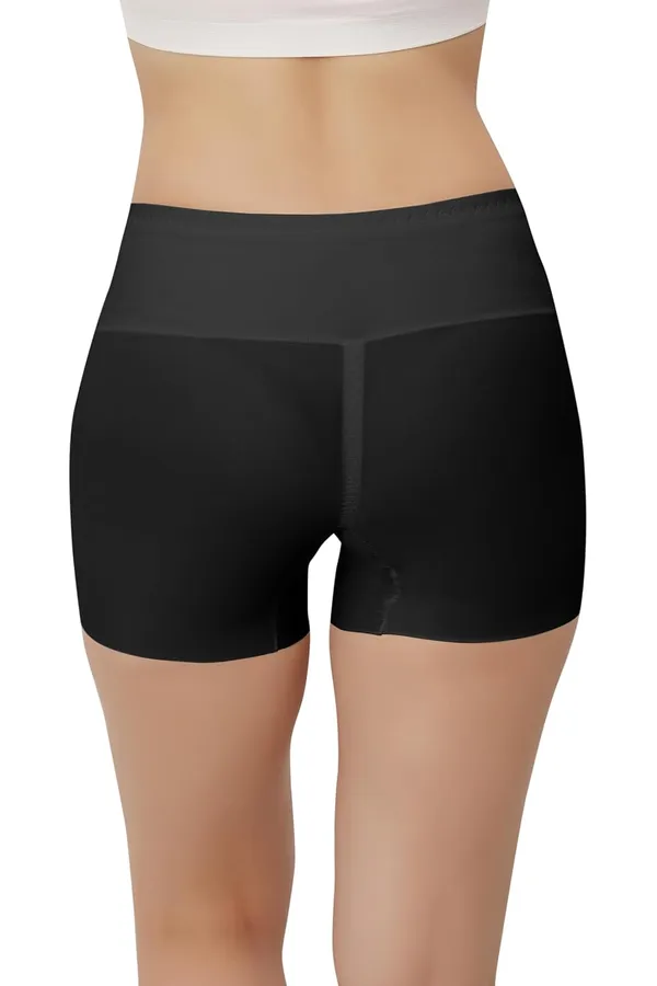 Black_Women'S/Girl'S_Seamless_Smooth_Ice_Silk_Boyshort_Panty/Cycling_Shorts/Under_Skirt_Shorts,Free_Size_For_Women