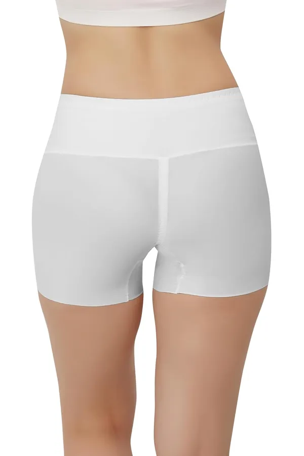 White_Women'S/Girl'S_Seamless_Smooth_Ice_Silk_Boyshort_Panty/Cycling_Shorts/Under_Skirt_Shorts,Free_Size_For_Women