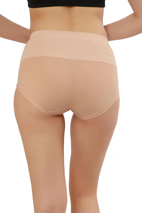 Beige_Cotton_High_Waist_Full_Coverage_Hipster_Panty_|_Everyday_Comfort_|_Breathable_Cotton_Spandex_Blend__For_Women
