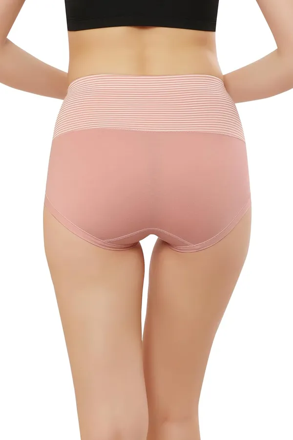 Pink_Cotton_High_Waist_Full_Coverage_Hipster_Panty_|_Everyday_Comfort_|_Breathable_Cotton_Spandex_Blend__For_Women