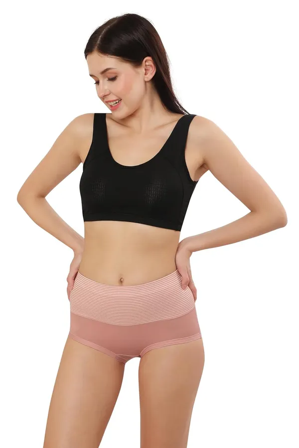 Pink_Cotton_High_Waist_Full_Coverage_Hipster_Panty_|_Everyday_Comfort_|_Breathable_Cotton_Spandex_Blend__For_Women