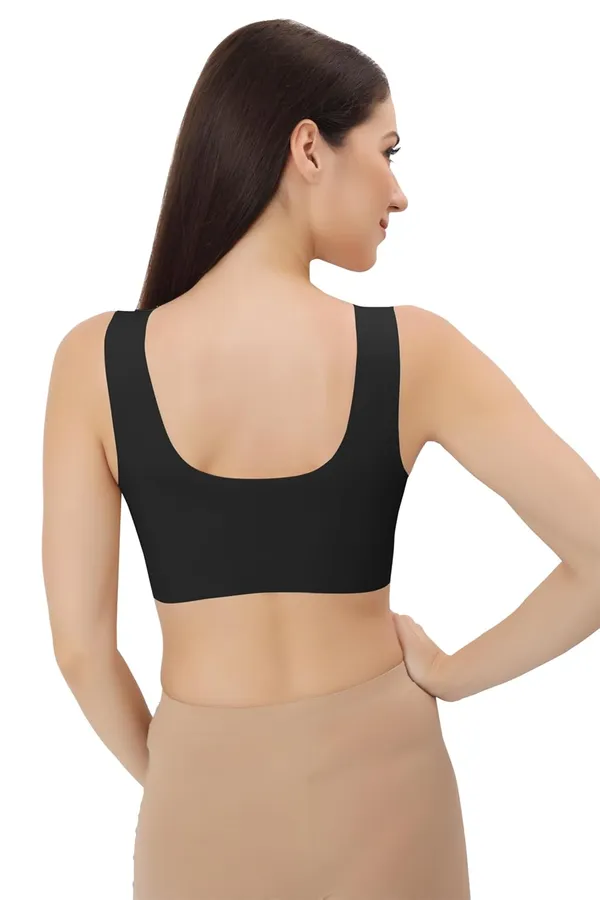 Black_Icy_Silk_Seamless_Pushup_Sporta_Bra,_Padded,_Full_Coverage,_Yoga_Bralette_Tank_Top_For_Workout_&_Gym_For_Women
