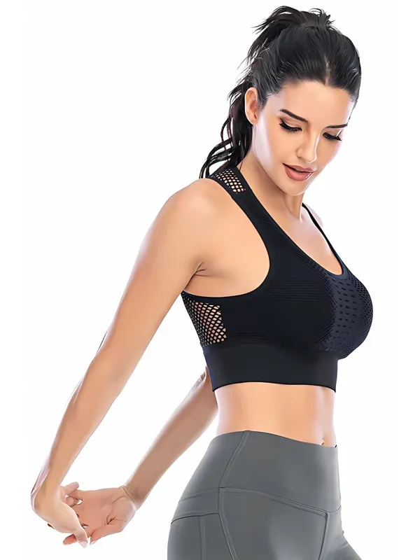 Black_Mesh_Support_Racerback_Sports_Bra_|_Breathable,_High-Support,_Padded,_Non-Wire,_Workout_Bra_For_Yoga,_Running,_And_Fitness_For_Women