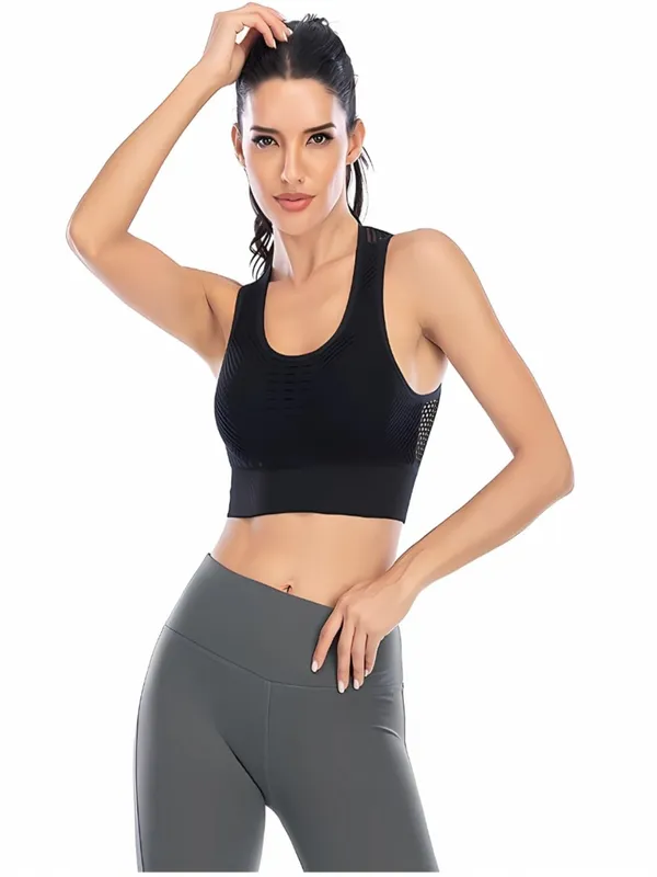 Black_Mesh_Support_Racerback_Sports_Bra_|_Breathable,_High-Support,_Padded,_Non-Wire,_Workout_Bra_For_Yoga,_Running,_And_Fitness_For_Women