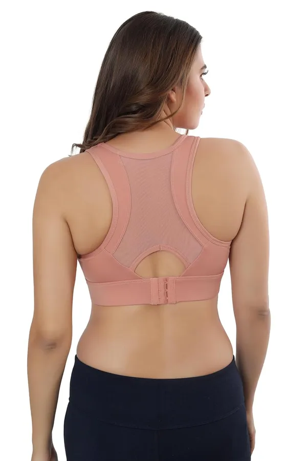 Orange_High-Performance_Sports_Bra_With_Breathable_Mesh_Racerback,_Removable_Pads,_Hook_Closure_-_Stylish_&_Supportive_Wear_For_Gym_&_Yoga_For_Women