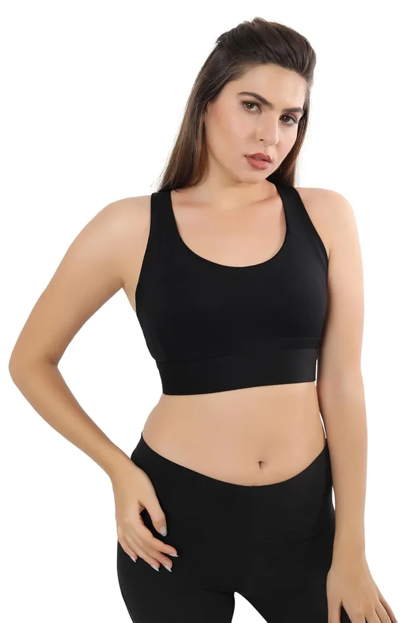 Black_Cotton_Sports_Comfortable_Breathable_&_Antibacterial_Bra_for_Girls_&_Women