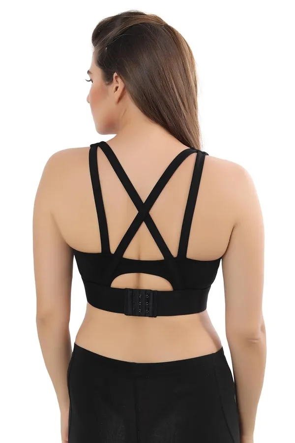 Black_Cotton_Sports_Comfortable_Breathable_&_Antibacterial_Bra_for_Girls_&_Women