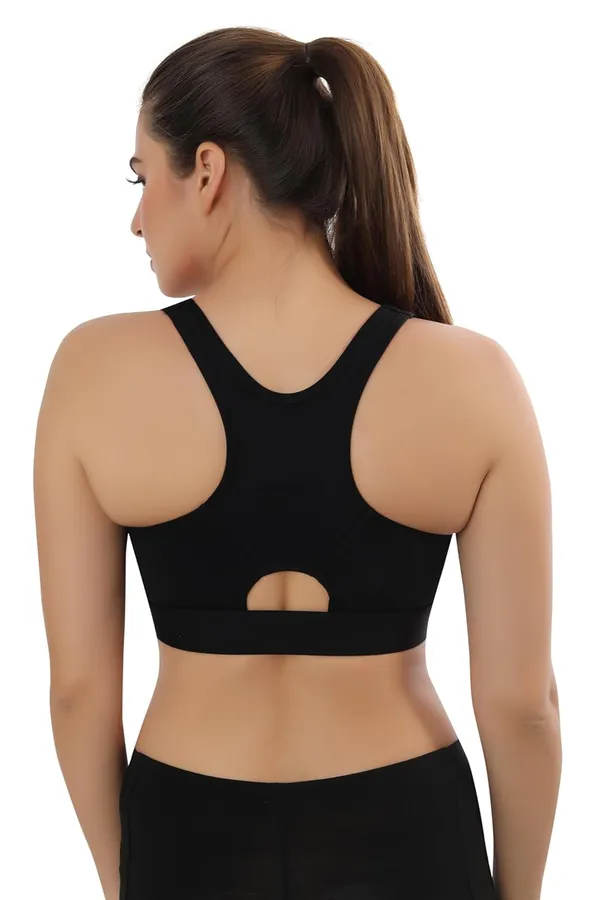 Black_Front_Zip_Sports_Bra_-_Comfortable,_Supportive,_Easy_To_Wear_For_Women