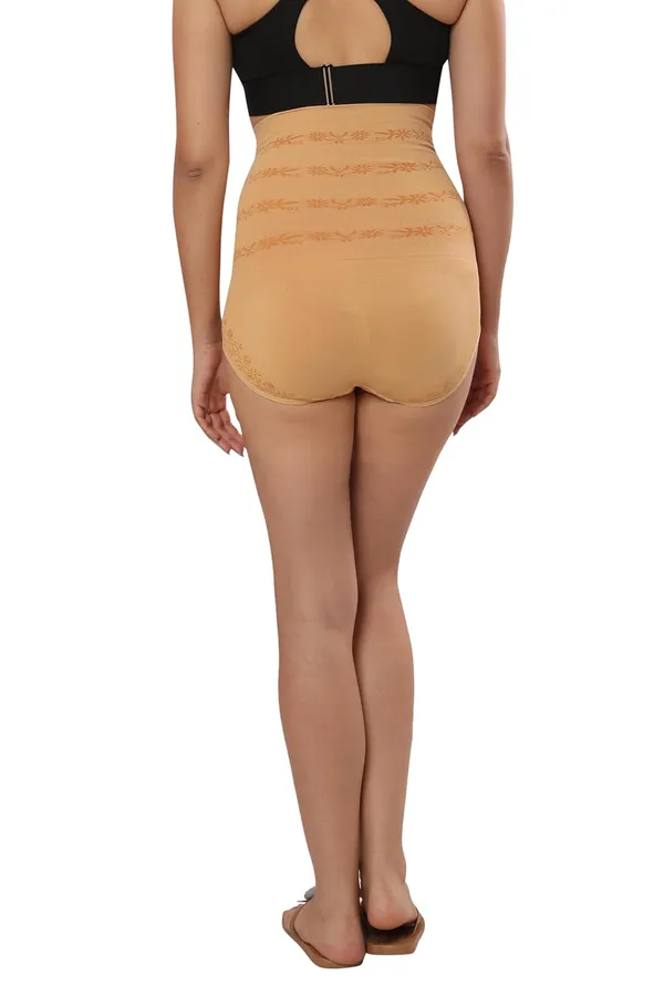 Beige_Tummy,Thighs,Hips_-_Seamless_Tucker_Shapewear_Body_Shaper_Best_For_Gym_Yoga_Exercise_Dance__For_Women