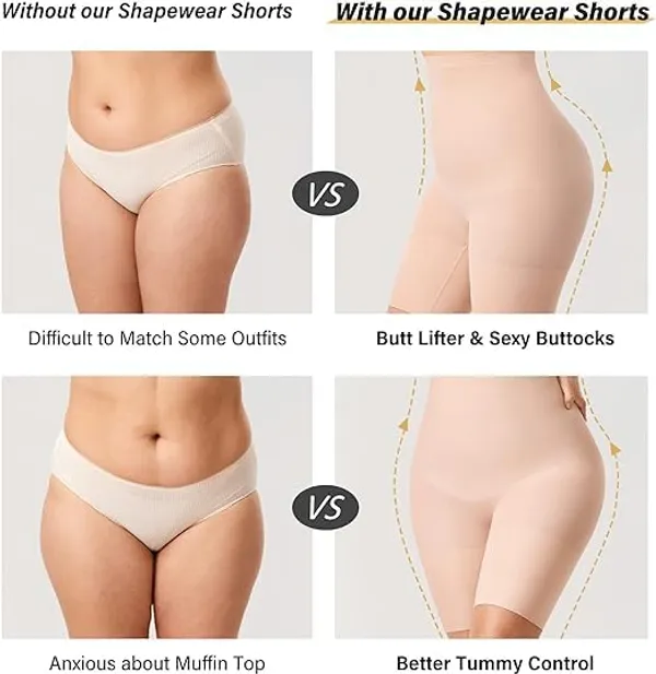 Beige_High_Waist_Tummy_Tucker_Shapewear_With_Anti_Rolling_Strip_Panties_For_Women