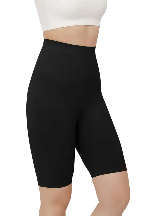 Black_High_Waist_Tummy_Tucker_Shapewear_With_Anti_Rolling_Strip_Panties_For_Women
