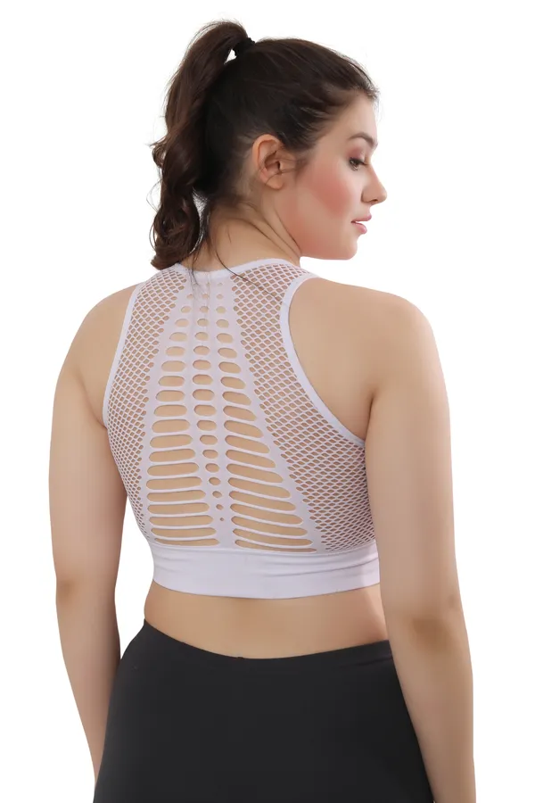 White_Mesh_Support_Racerback_Sports_Bra_|_Breathable,_High-Support,_Padded,_Non-Wire,_Workout_Bra_For_Yoga,_Running,_And_Fitness_For_Women