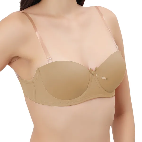 Beige_Premium_Padded_Push-Up_Strapless_T-Shirt_Bra_(Designed_In_Europe)_Detachable_Straps,_Wired,_Seamless_For_Women