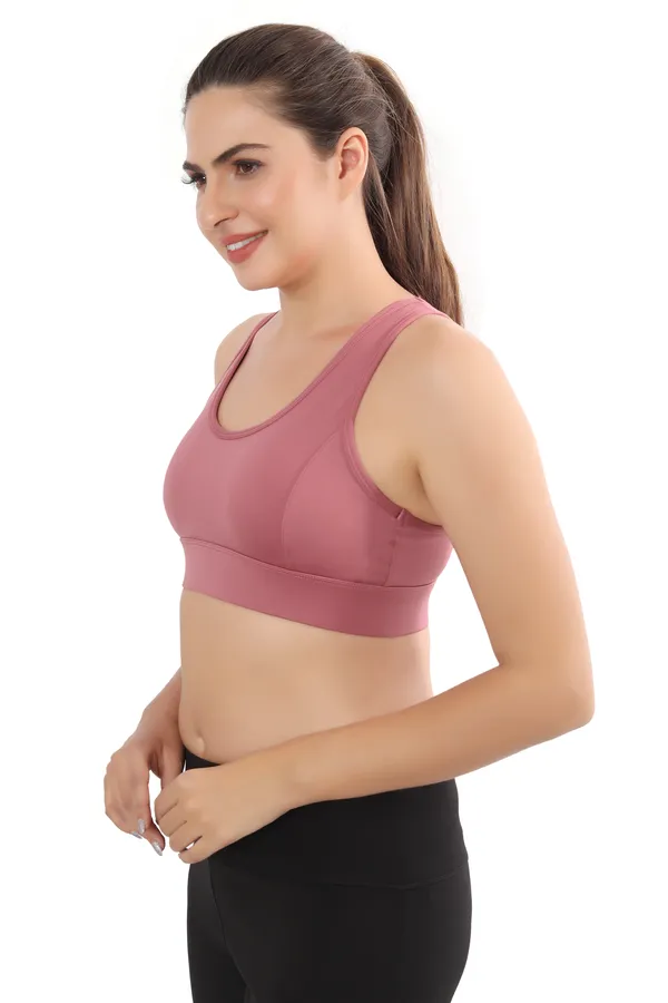 Pink_High-Performance_Sports_Bra_With_Breathable_Mesh_Racerback,_Removable_Pads,_Hook_Closure_-_Stylish_&_Supportive_Wear_For_Gym_&_Yoga_For_Women
