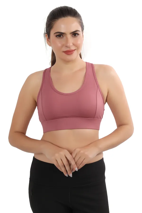Pink_High-Performance_Sports_Bra_With_Breathable_Mesh_Racerback,_Removable_Pads,_Hook_Closure_-_Stylish_&_Supportive_Wear_For_Gym_&_Yoga_For_Women