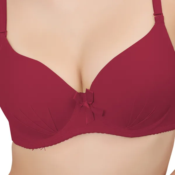 Maroon_Elegance_Meets_Comfort_Bra_-_Full_Coverage,_Adjustable_Straps,_Rapid_Dry,_Lightweight,_Everyday_Bra,All_Day_Comfort_Wear__For_Women
