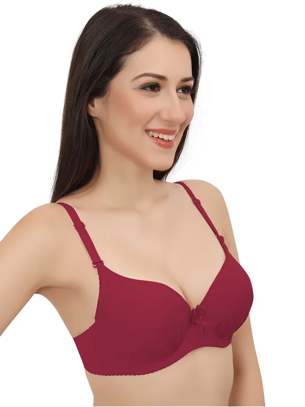 Maroon_Elegance_Meets_Comfort_Bra_-_Full_Coverage,_Adjustable_Straps,_Rapid_Dry,_Lightweight,_Everyday_Bra,All_Day_Comfort_Wear__For_Women
