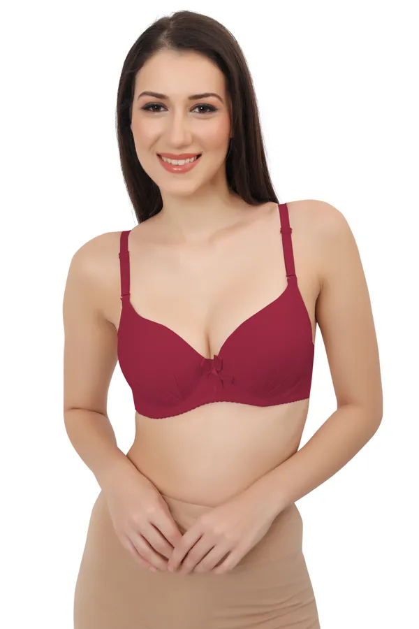 Maroon_Elegance_Meets_Comfort_Bra_-_Full_Coverage,_Adjustable_Straps,_Rapid_Dry,_Lightweight,_Everyday_Bra,All_Day_Comfort_Wear__For_Women