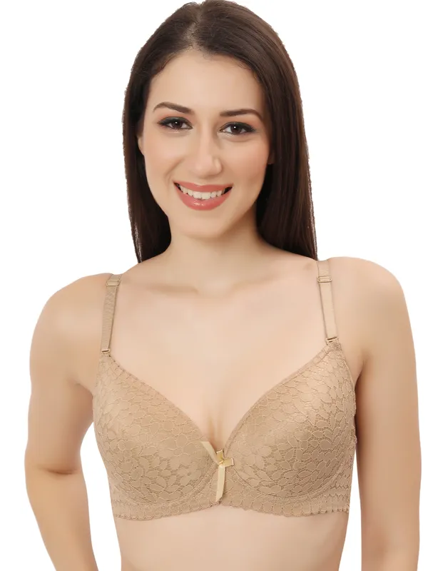 Beige_Push_Up_Lace_Bra_-_Padded_Underwire_Everyday_Bra_|_Suitable_On_All_Occasions_|_Comfortable_Wear_For_Women