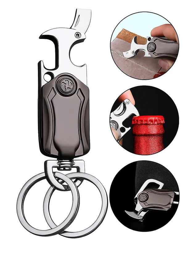 Multifunctional_5_in_1_High-Grade_Metal_Keychain_Hook_&_Opener_|_Durable,_360_Degree_Rotatable & Compact |