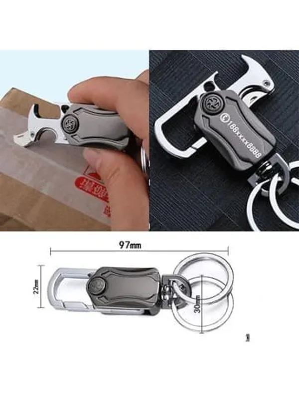 Multifunctional_5_in_1_High-Grade_Metal_Keychain_Hook_&_Opener_|_Durable,_360_Degree_Rotatable & Compact |