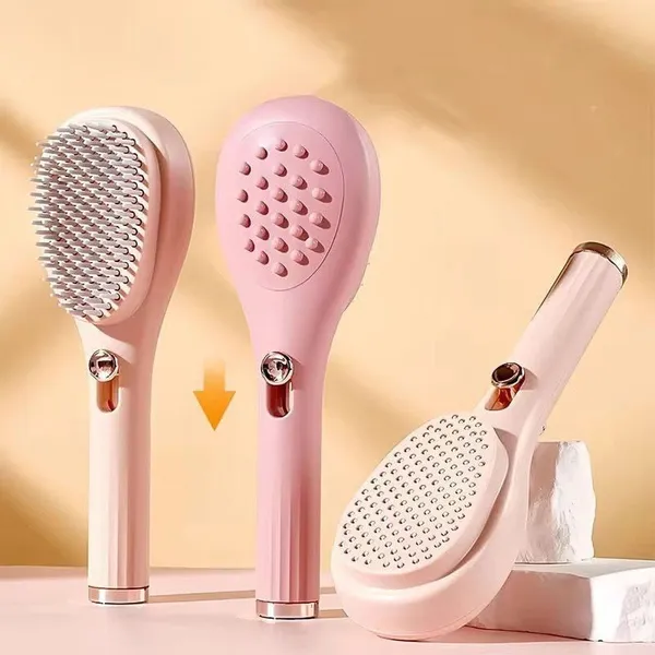 New_Big_Size_Lady_Self-Cleaning_Hair_Comb_|_Telescopic_Hairbrush_|_One-Click_Cleaning_Comb