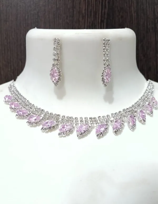 Feminine_Fancy_Jewellery_Sets_|_NEW_WOMEN_JEWELLERY_SET_WITH_EARRING
