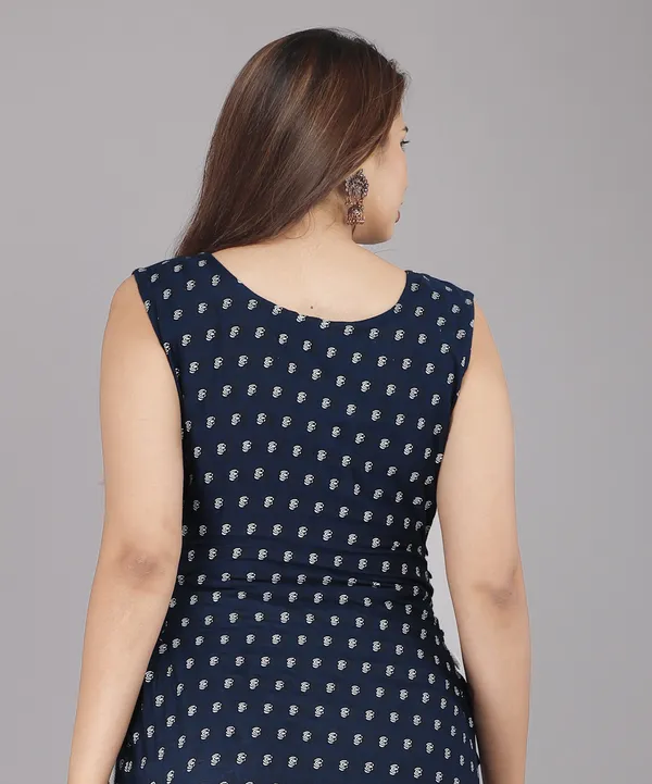 Blue_Cut_Sleeves_Neck_Embroided_Kurti