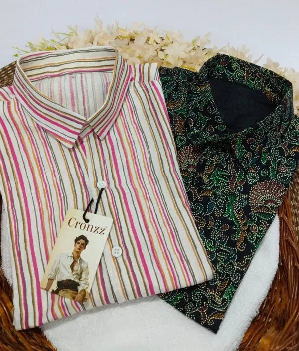 Pack_Of_2_|_Pure_Viscose_Fabric_Shirt_For_Men