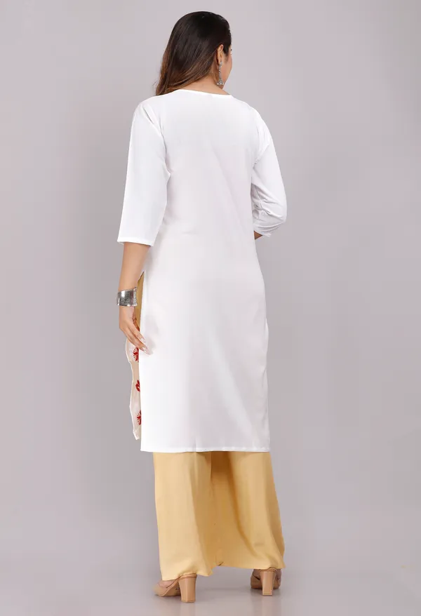 White_Embroided_Kurti