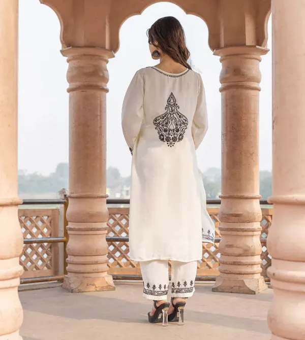 White_Soft_Viscose_Co-Ord_Set_For_Women