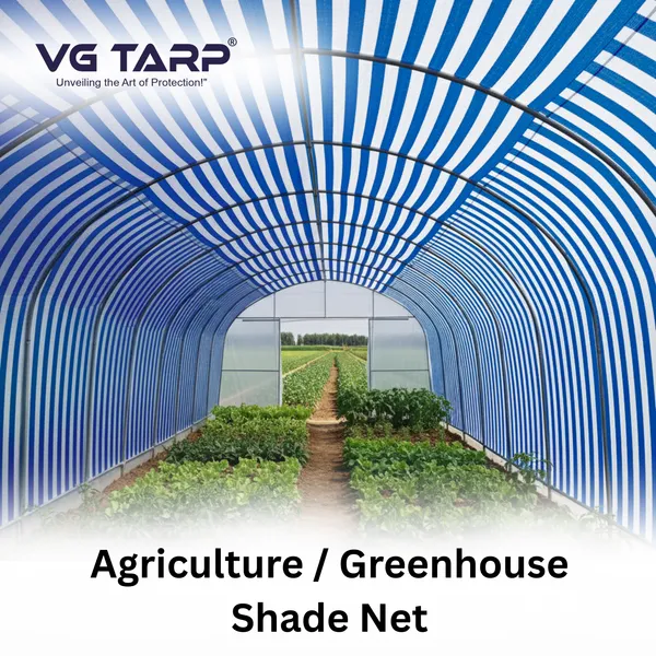 VG_Tarp_Blue_&_White_HDPE_Shade_Net_–_10_x_16_Feet,_UV_Resistant,_Durable,_Breathable,_Non-Waterproof_–_Ideal_for_Car_Parking,_Garden,_Balcony_&_Outdoor_Use