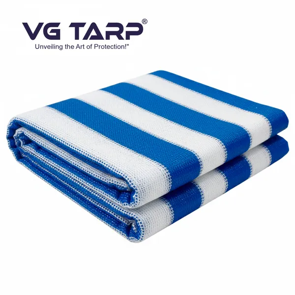VG_Tarp_Blue_&_White_HDPE_Shade_Net_–_10_x_16_Feet,_UV_Resistant,_Durable,_Breathable,_Non-Waterproof_–_Ideal_for_Car_Parking,_Garden,_Balcony_&_Outdoor_Use