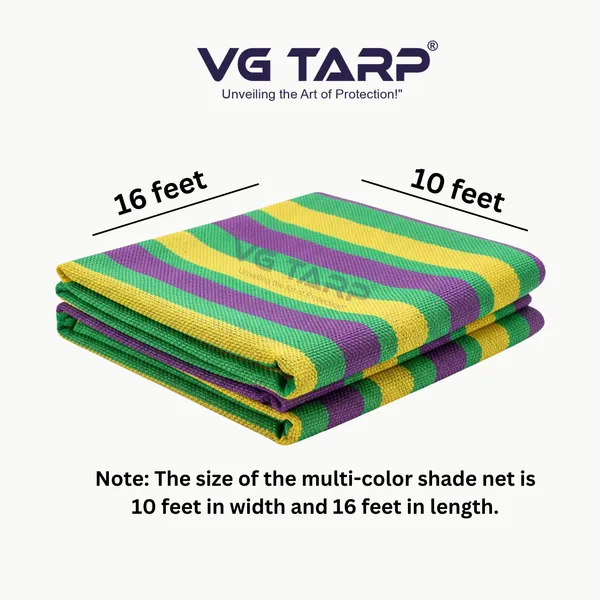 VG_TARP_Multi-Color_Shade_Net_(Yellow,_Green,_Purple)_–_90%_UV_Protected_Sun_Shade_Net_for_Plants_&_Outdoor_Use_(Size:_10_x_16_ft)
