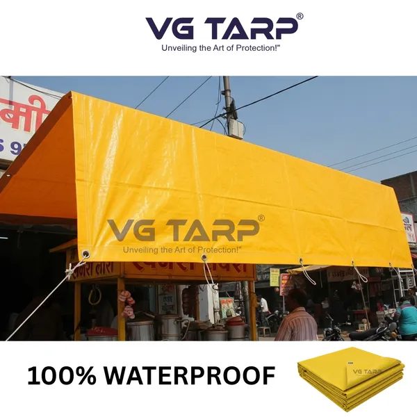 VG_Tarp_250_GSM_HDPE_Tarpaulin_6_x_9_Feet_Yellow_|_Heavy-Duty_Waterproof_Non-Filler_Sheet_for_Car_Parking_Shed,_Tin_Shed,_Bike_Cover,_Outdoor_Rainproof_Tent,_Garden,_Camping_&_Home_Use