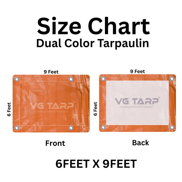 VG_Tarp_250_GSM_HDPE_Tarpaulin_6_x_9_Feet_orange_white_|_Heavy-Duty_Waterproof_Non-Filler_Sheet_for_Car_Parking_Shed,_Tin_Shed,_Bike_Cover,_Outdoor_Rainproof_Tent,_Garden,_Camping_&_Home_Use