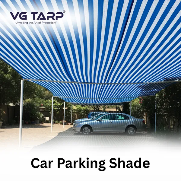 VG_Tarp_Blue_&_White_HDPE_Shade_Net_–_10_x_16_Feet,_UV_Resistant,_Durable,_Breathable,_Non-Waterproof_–_Ideal_for_Car_Parking,_Garden,_Balcony_&_Outdoor_Use