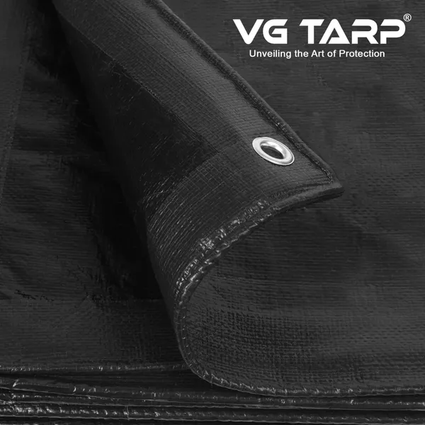 VG_Tarp_250_GSM_HDPE_Tarpaulin_6_x_9_Feet_Black_|_Heavy-Duty_Waterproof_Non-Filler_Sheet_for_Car_Parking_Shed,_Tin_Shed,_Bike_Cover,_Outdoor_Rainproof_Tent,_Garden,_Camping_&_Home_Use