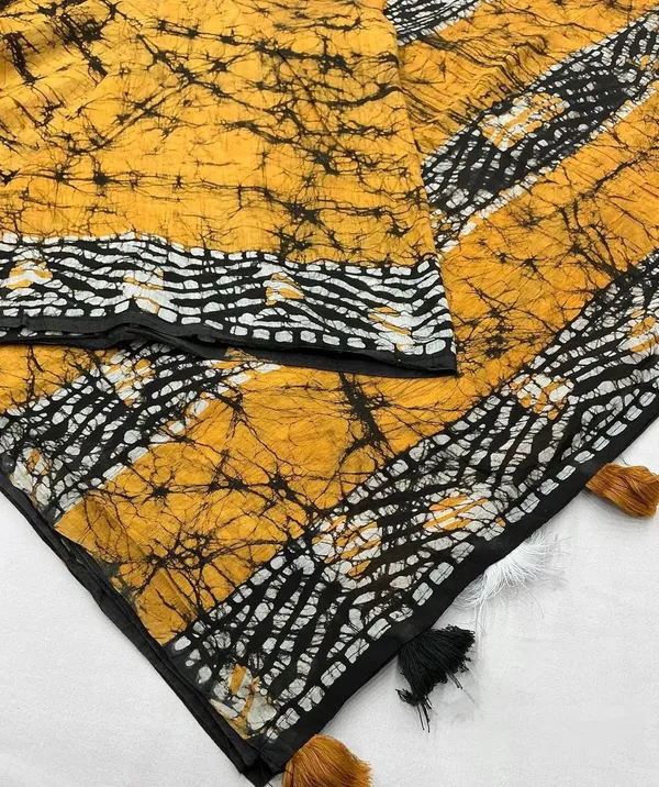 Yellow_Premium_Linen_Saree_For_Women