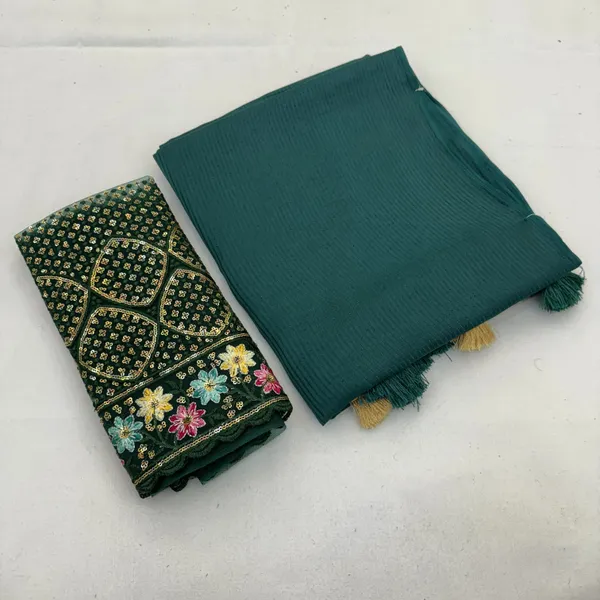 Green_Premium_Chiffon_Saree_For_Women