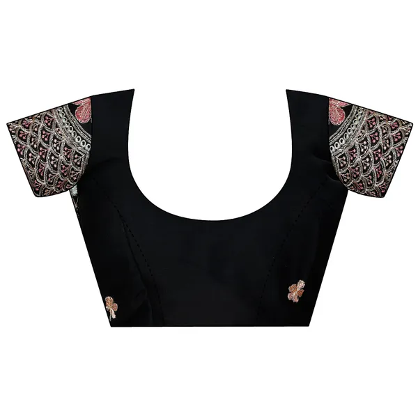 Black_Premium_Chiffon_Saree_For_Women