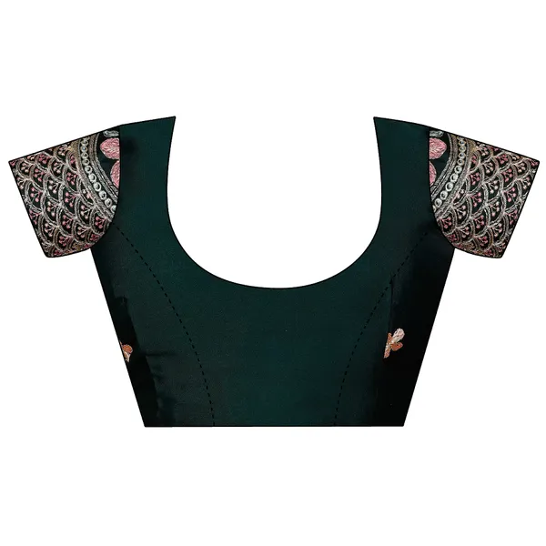 Green_Premium_Chiffon_Saree_For_Women