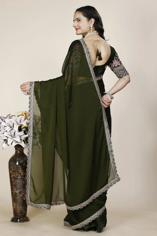 Black_Premium_Chiffon_Saree_For_Women